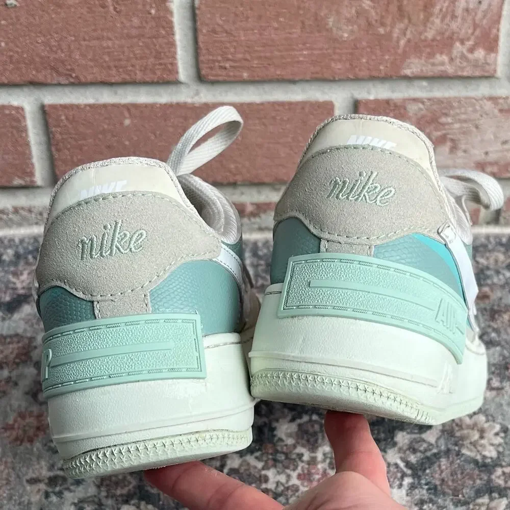 Nike Air Force 1 AF1 Shadow Spruce Aura Pistachio Frost / Womens 8 / CW2655-001